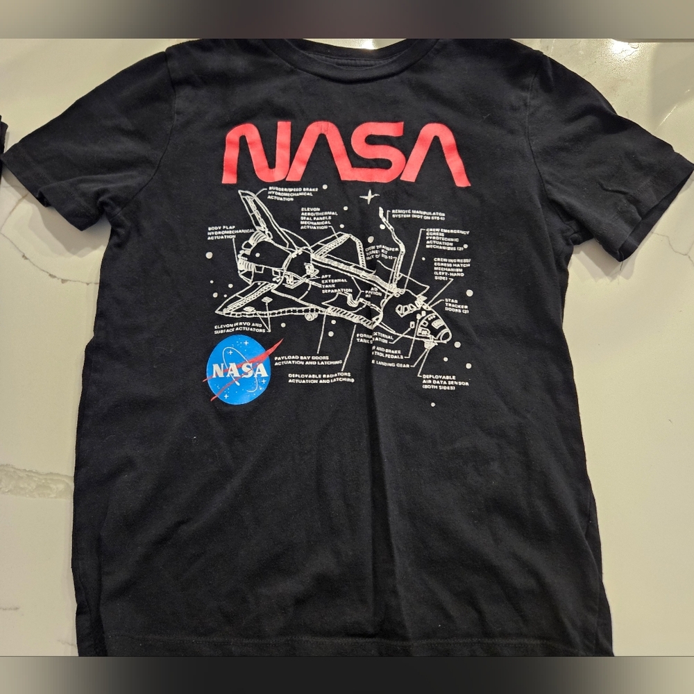 4/$20 NASA Black Graphic T-Shirt